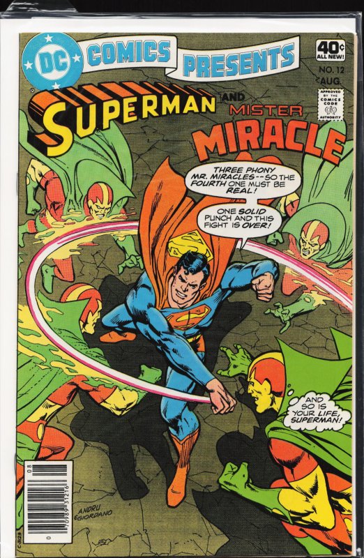 DC Comics Presents #12 Whitman Logo Variant (1979) Mister Miracle