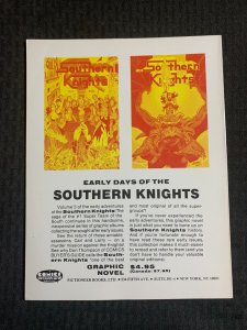 1987 EARLY DAYS OF THE KNIGHTS #3 VF- 7.5 1st Comics Interview