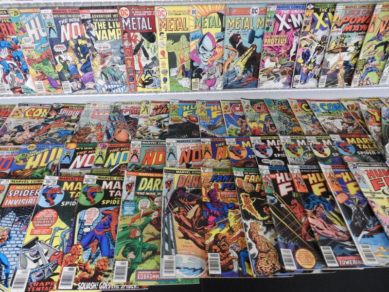 Huge Lot 180+ Silver/Bronze Comics W/ Spider-Man,  Conan, Daredevil Avg G/VG Con