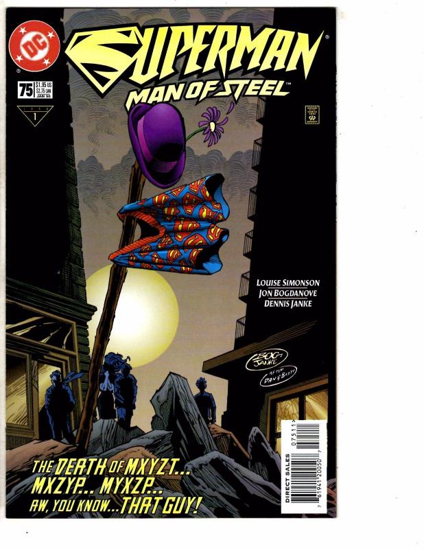 10 Superman Man Of Steel DC Comics # 69 71 72 74 75 76 79 80 82 83 Batman J214