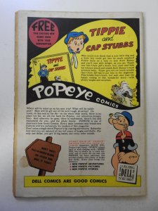 Popeye #12 (1950) VG+ Condition moisture stain, pencil fc, rust on staples