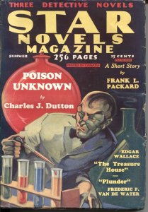 PULP:  STAR NOVELS MAGAZINE #6-1933-WEIRD MENACE-CRIME-MYSTERY-TERROR-NEW COL...