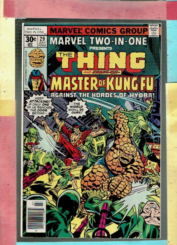 MARVEL TWO IN ONE THE  THING AND THE KUNG FU MASTER 29