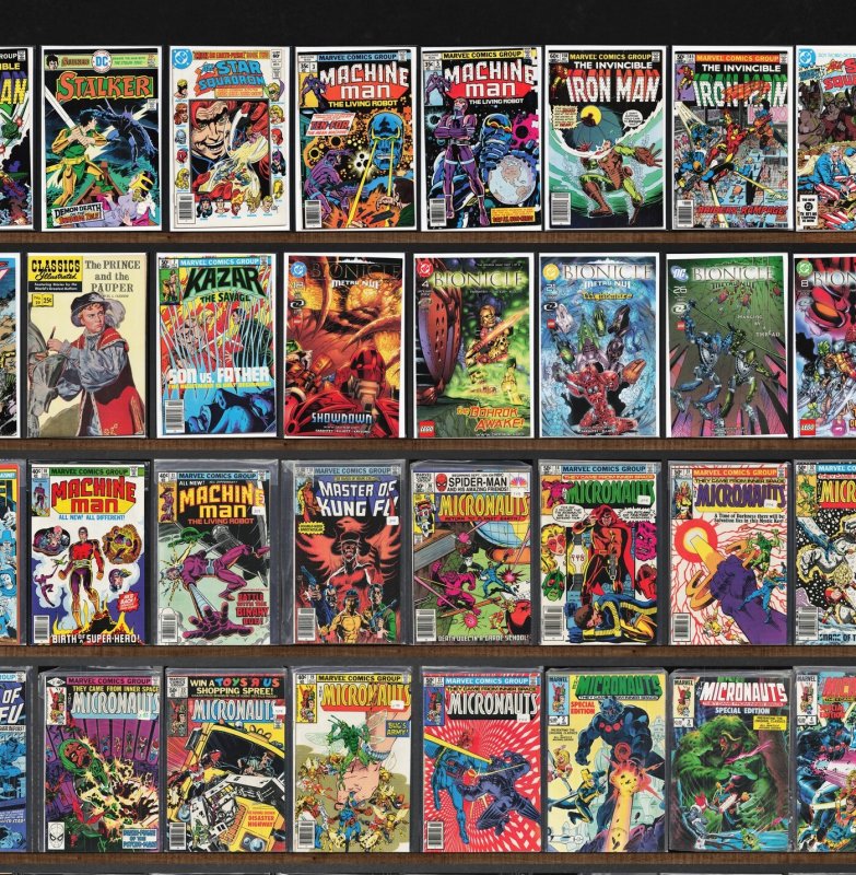 Huge Lot 150+ Comics with Bionicle, Micronauts, Ka Zar The Savage & More!