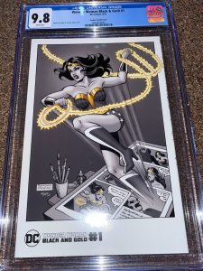 Wonder Woman Black and Gold 1, Ramona Fradon 1:25 Variant, CGC Graded 9.8