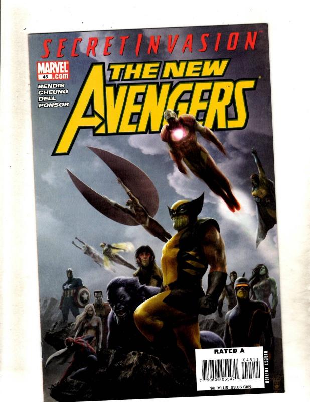 12 New Avengers Marvel Comic Books # 39 40 41 42 43 44 45 46 47 48 49 50 CJ12