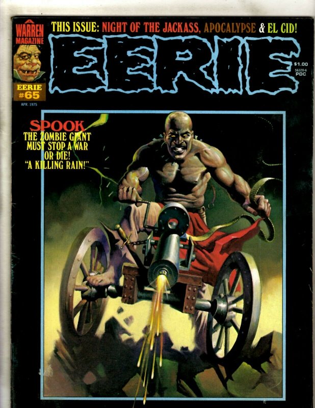 Lot Of 6 Eerie Warren Comic Book Magazines # 53 55 59 65 66 69 Horror Fear RS3