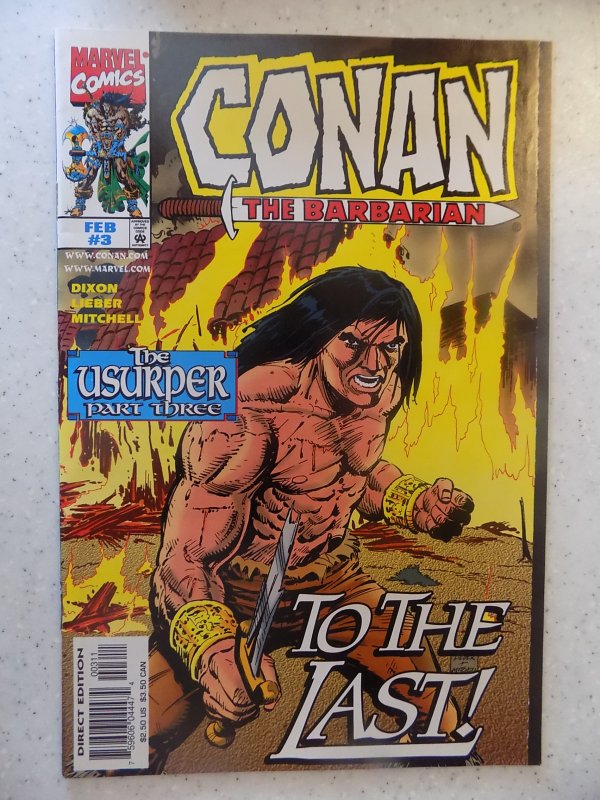 CONAN THE BARBARIAN THE USURPER # 3