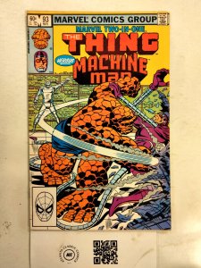 Marvel Two-In-One #93 VF Marvel Comic Books Thing Sandman 10 HH42