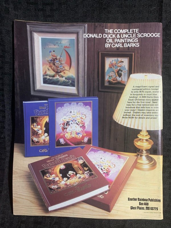 1982 COMICS JOURNAL Magazine #73 FN+ 6.5 Carl Barks / Death of Capt Marvel