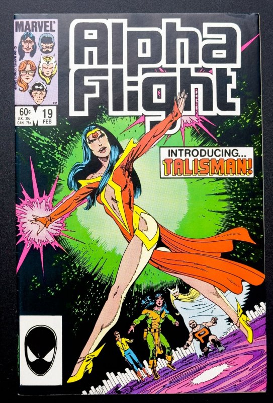 Alpha Flight #19 (1985) -[KEY] 1st App Talisman, Elizabeth Twoyoungmen - NM