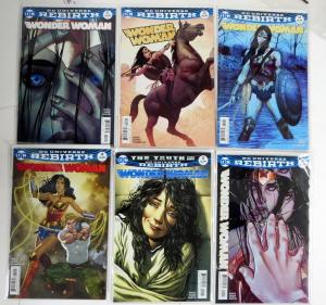 WONDER WOMAN REBIRTH LOT! #1-5,8-11,13-19 plus VARIANTS! Greg Rucka, VF-NM!