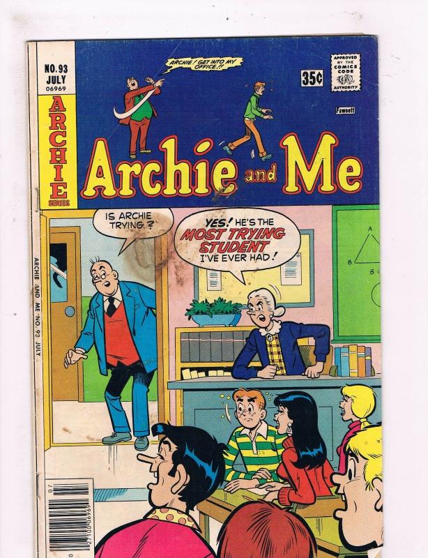 Archie And Me # 93 VG Archie Series Comic Books Jughead Betty Veronica WOW! SW11