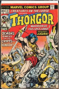 Creatures on the Loose #27 (1974) Thongor