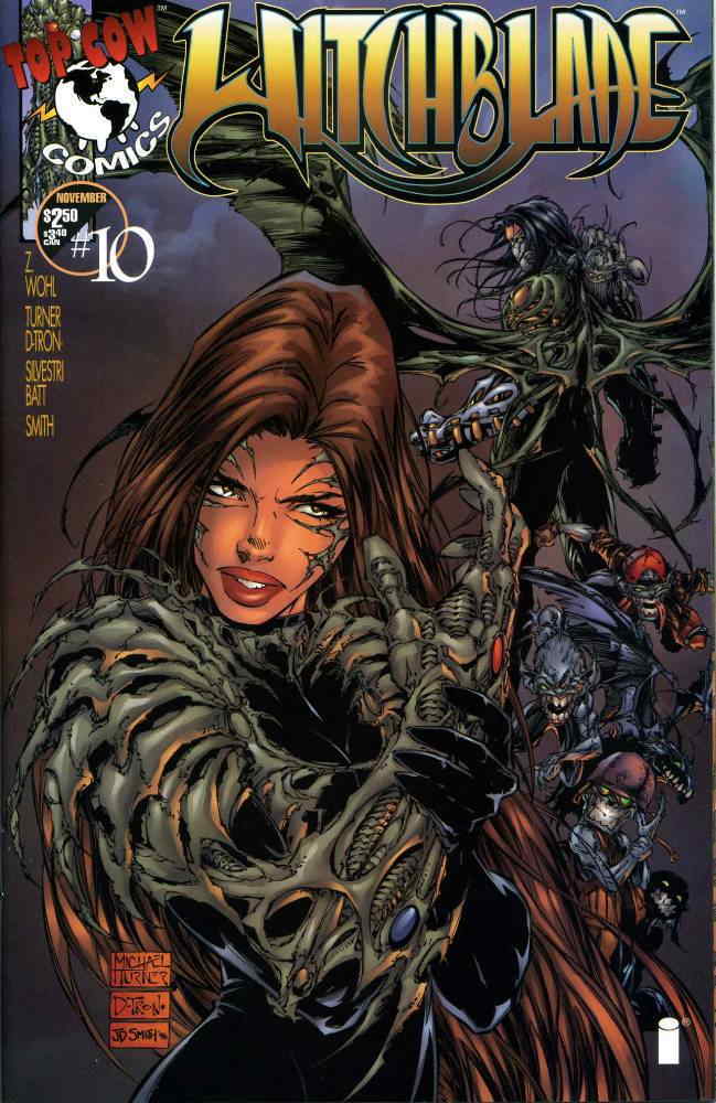 witchblade covers michael turner