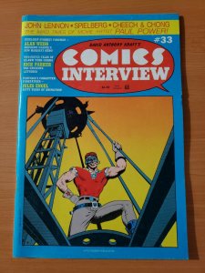 David Anthony Kraft's Comics Interview #33 ~ VERY FINE - NEAR MINT NM ~ 1986