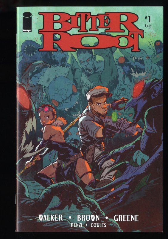 Bitter Root (2018) #1 NM- 9.2 Sanford Greene Art! Optioned Regina King Directs!