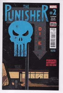 Punisher #2 2nd Printing Variant (Marvel, 2016) NM