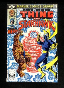 Marvel Two-In-One #61 1st HER! Starhawk!