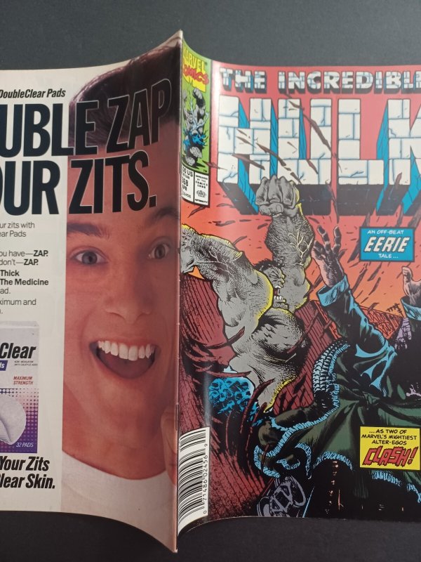Incredible Hulk #368 newsstand - Mark Jeweler Variant - Sam Keith - 1990 - VF