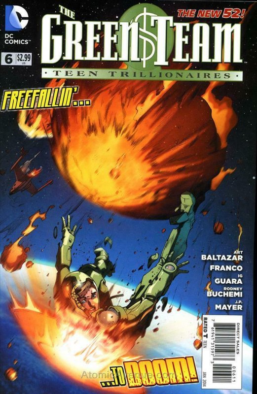 Green Team, The: Teen Trillionaires #6 VF; DC | save on shipping - details insid