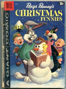 Bugs Bunny's Christmas Funnies #9 1958- Dell Giant FR/G 