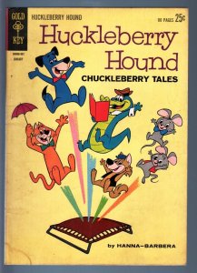 HUCKLEBERRY HOUND #19-CHUCKLEBERRY TALES-1963 GIANT ED-TOP CAT-PIXIE & DIXI VG