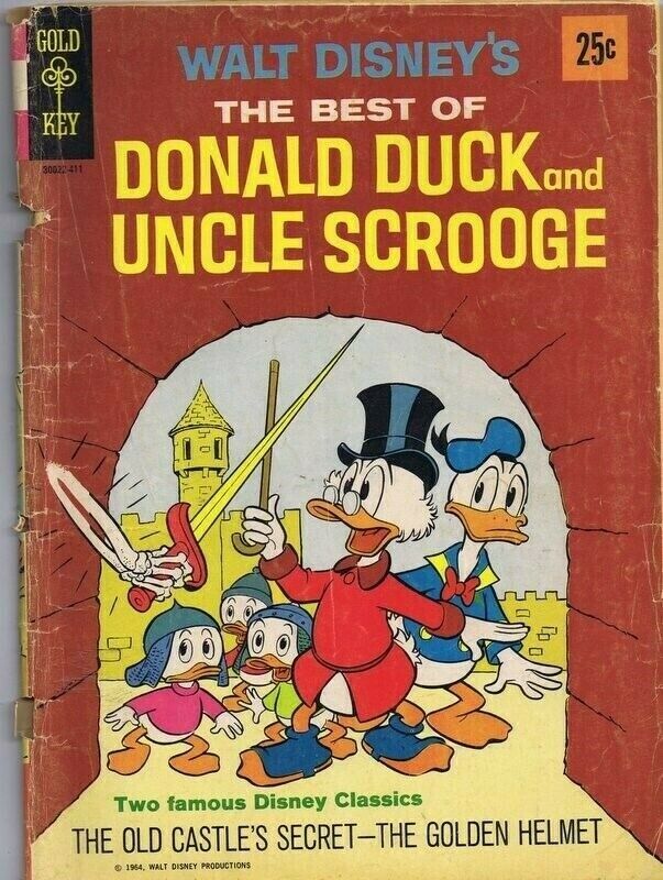 Best of Donald Duck and Uncle Scrooge #1 ORIGINAL Vintage 1964 Gold Key ...