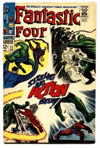 FANTASTIC FOUR #71 comic book 1968-SILVER AGE-JACK KIRBY ART-MARVEL