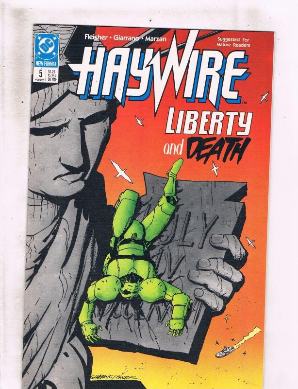 Lot of 5 Haywire DC Comic Books #3 4 5 6 7 TW42 