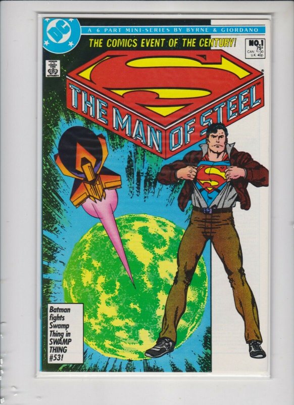  THE MAN OF STEEL MINI SERIES: #'s1-6 DC/ VF+/NM-/ NEVER READ