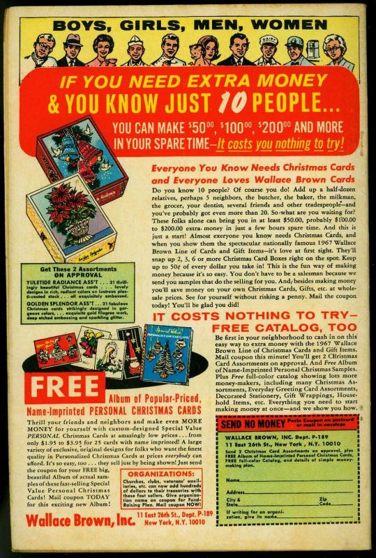 FRIENDLY GHOST, CASPER COMICS #120 1967-HARVEY COMICS VG 