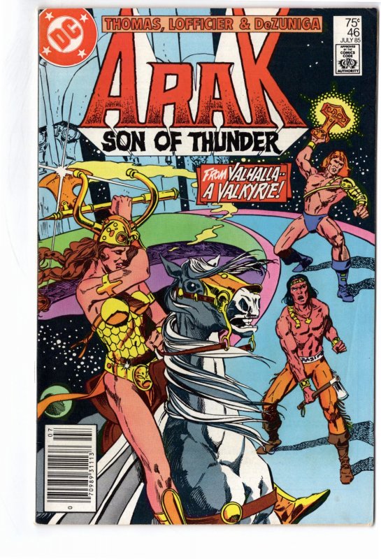 Arak, Son of Thunder #46 Newsstand Edition (1985)