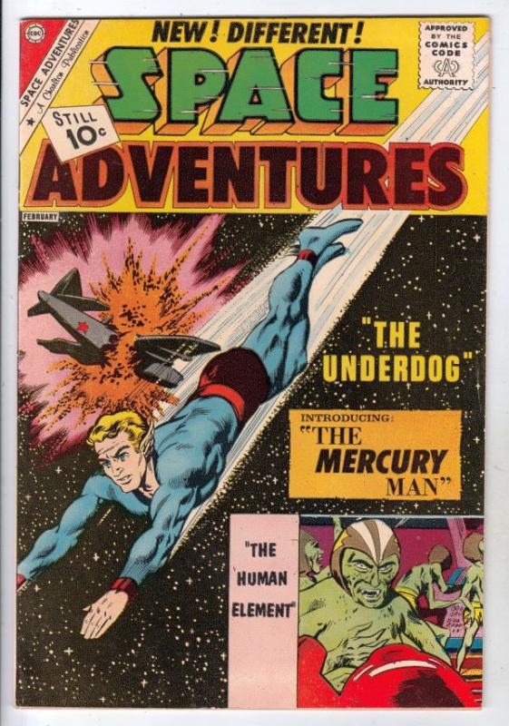 Space Adventures #44 (Feb-62) VF/NM High-Grade The Mercuary Man