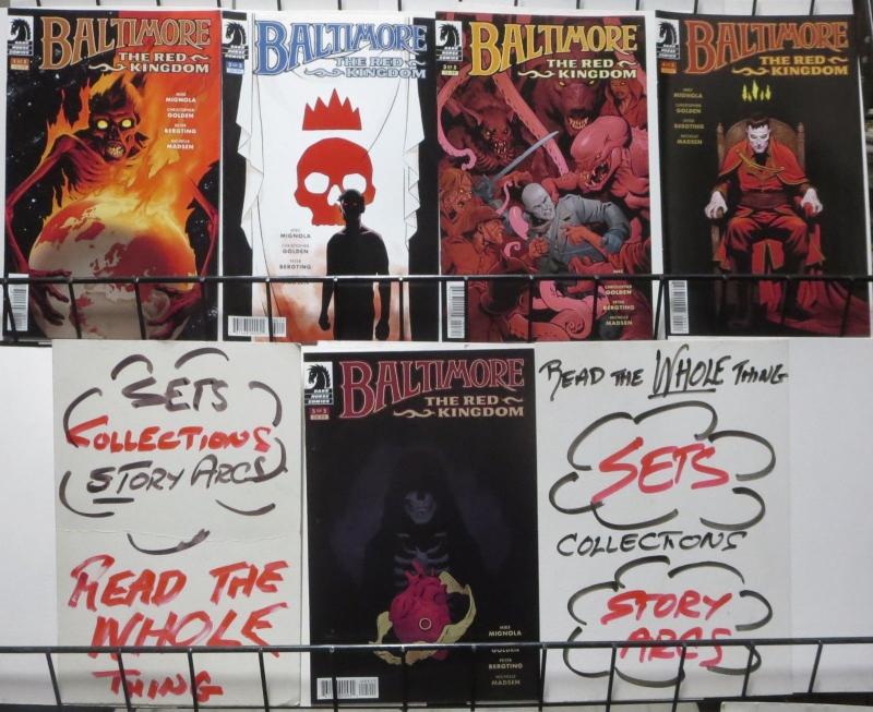 BALTIMORE: THE RED KINGDOM (DARK HORSE, 2017) #1-5 COMPLETE VF-NM Mignola!