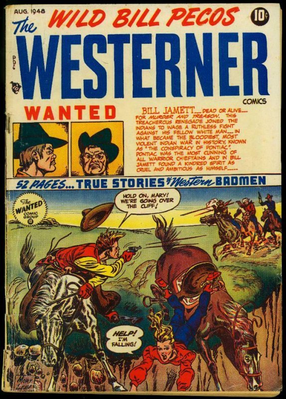 The Westerner  #15 1948- Wild Bill Pecos- Golden Age G