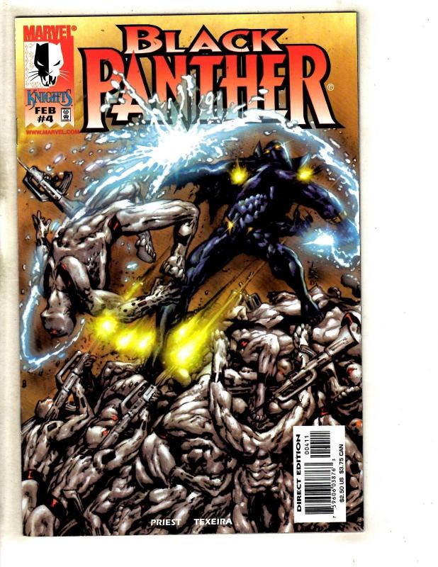 Black Panther #4 NM 1st Print Marvel Knights Comic Book White Tiger / Wolf TW64