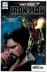 Tony Stark Iron Man #1 Thorbuster Armor Variant (Marvel, 2019) NM [ITC1120]