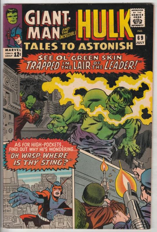 Tales to Astonish #69 (Jul-65) NM- High-Grade Giant-Man, Incredible Hulk