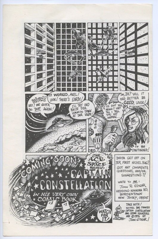 NICKEL BAG #1 - Digest-size comix - 8.0, WP -1st printing- Scarce! - High grade!