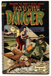 Date With Danger #5 First issue-Hypo Needle-Murder-Violence VG+