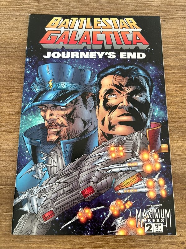 Lot Of 4 Battlestar Galactica Journey's End Maximum Press Comics #1 2 3 4 2 J461