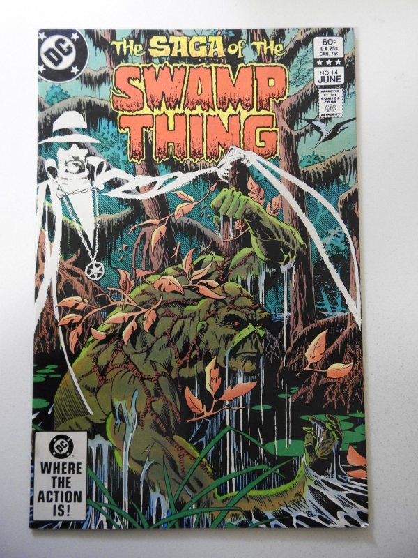 The Saga of Swamp Thing #14 (1983) VG Condition Rusty staples