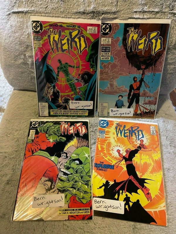 Lot of 4 Books The Weird complete Jim Starlin Bernie Wrightson  1988 DC Comics