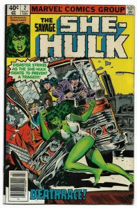 SAVAGE SHE-HULK#2 FN/VF 1980 MARVEL BRONZE AGE COMICS