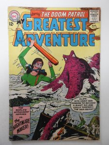 My Greatest Adventure #81 (1963) GD  moisture stain, 2 in spine split, ink fc