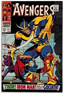 AVENGERS 51 VG-F April 1968