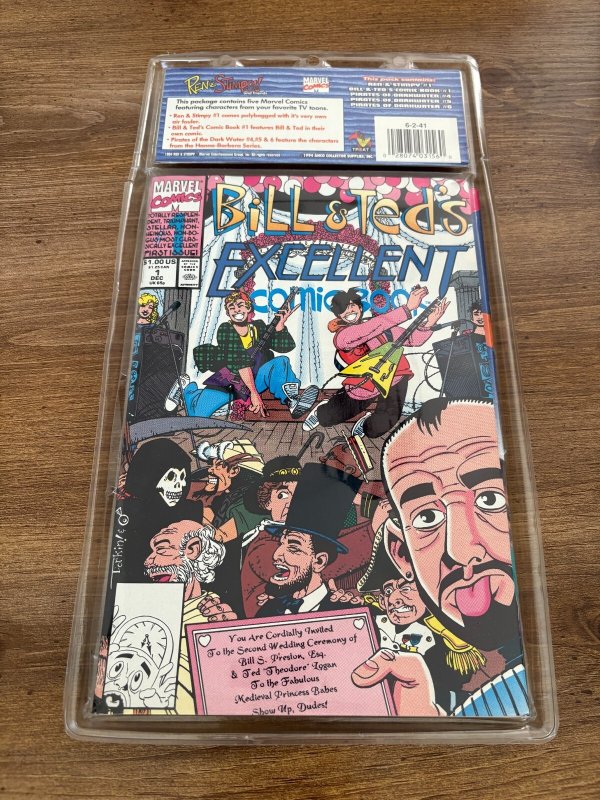 Ren & Stimpy Treat Pedigree Sealed 5 Comic Book Pack Bill & Ted Pirates 5 J339