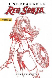 Unbreakable Red Sonja #3U VF/NM ; Dynamite | FOC 1:10 Variant