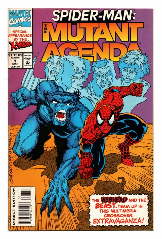 SPIDER-MAN: THE MUTANT AGENDA #01 (1994) SAM DE LA ROSA | DIRECT EDITION